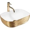 Praustuvas Rea Belinda, Baltas/Gold brush