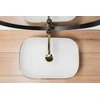 Praustuvas Rea Belinda, Baltas/Gold Edge