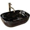 Praustuvas Rea Belinda, Juodas Marble Shiny