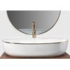 Praustuvas Rea Cleo 61, Baltas/Gold Edge