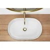 Praustuvas Rea Nadia 60, Baltas/Gold Edge