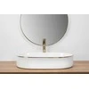 Praustuvas Rea Nadia 60, Baltas/Gold Edge