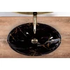 Praustuvas REA Pamela, Juodas Marble Shiny