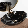 Praustuvas REA Pamela, Juodas Marble Shiny