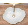 Praustuvas Rea Pearl, Baltas/Gold Edge