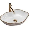 Praustuvas Rea Pearl, Baltas/Gold Edge