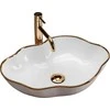 Praustuvas Rea Pearl, Baltas/Gold Edge
