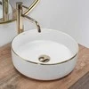 Praustuvas Rea Sami, Baltas/Gold Edge