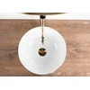Praustuvas REA Stella, Baltas/Gold edge
