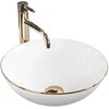 Praustuvas REA Stella, Baltas/Gold edge