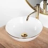 Praustuvas REA Stella, Baltas/Gold edge