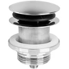 Praustuvo klik-klak dangtelis McAlpine, chrome