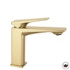 Praustuvo maišytuvas PREMIUM REA Prime Low, Brushed Gold