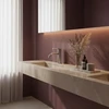 Praustuvo maišytuvas Rea Argon Low, Brushed Nickel