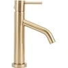 Praustuvo maišytuvas REA Level Low, Brushed Gold