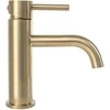 Praustuvo maišytuvas REA Lungo Low, Brushed Gold