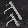 Praustuvo maišytuvas Rea Lungo Stripe Low, Brushed Nickel