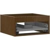 Praustuvo spintelės korpusas Mexen Box-A, 50 cm, 1 stalčius, Nut