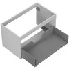 Praustuvo spintelės korpusas Mexen Box-A, 80 cm, 1 stalčius, Pilkas matt