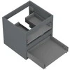 Praustuvo spintelės korpusas Mexen Box-A, 50 cm, 2 stalčiai, Graphite matt