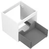 Praustuvo spintelės korpusas Mexen Box-A, 50 cm, 1 stalčius, Baltas matt