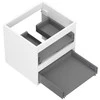 Praustuvo spintelės korpusas Mexen Box-A, 50 cm, 2 stalčiai, Baltas matt