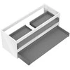 Praustuvo spintelės korpusas Mexen Box-A, 120 cm, 2 stalčiai, Baltas glossy