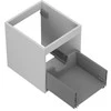 Praustuvo spintelės korpusas Mexen Box-A, 40 cm, 1 stalčius, Pilkas matt