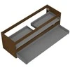 Praustuvo spintelės korpusas Mexen Box-A, 140 cm, 2 stalčiai, Nut