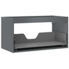 Praustuvo spintelės korpusas Mexen Box-A, 90 cm, 1 stalčius, Graphite matt