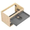Praustuvo spintelės korpusas Mexen Box-A, 70 cm, 2 stalčiai, Oak