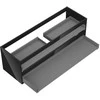 Praustuvo spintelės korpusas Mexen Box-A, 140 cm, 2 stalčiai, Juodas glossy