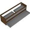 Praustuvo spintelės korpusas Mexen Box-A, 160 cm, 2 stalčiai, Nut