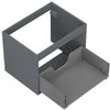 Praustuvo spintelės korpusas Mexen Box-A, 60 cm, 1 stalčius, Graphite matt