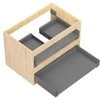Praustuvo spintelės korpusas Mexen Box-A, 70 cm, 2 stalčiai, Oak