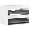 Praustuvo spintelės korpusas Mexen Box-A, 60 cm, 2 stalčiai, Baltas glossy