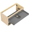 Praustuvo spintelės korpusas Mexen Box-A, 90 cm, 2 stalčiai, Oak