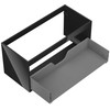 Praustuvo spintelės korpusas Mexen Box-A, 100 cm, 1 stalčius, Juodas glossy