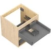 Praustuvo spintelės korpusas Mexen Box-A, 50 cm, 2 stalčiai, Oak