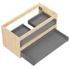 Praustuvo spintelės korpusas Mexen Box-A, 90 cm, 2 stalčiai, Oak