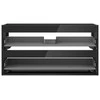 Praustuvo spintelės korpusas Mexen Box-A, 90 cm, 2 stalčiai, Juodas glossy