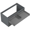 Praustuvo spintelės korpusas Mexen Box-A, 90 cm, 2 stalčiai, Graphite matt