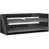 Praustuvo spintelės korpusas Mexen Box-A, 120 cm, 2 stalčiai, Juodas glossy