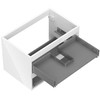 Praustuvo spintelės korpusas Mexen Box-A, 70 cm, 2 stalčiai, Baltas glossy