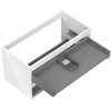 Praustuvo spintelės korpusas Mexen Box-A, 90 cm, 2 stalčiai, Baltas glossy