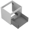 Praustuvo spintelės korpusas Mexen Box-A, 50 cm, 1 stalčius, Pilkas matt