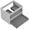 Praustuvo spintelės korpusas Mexen Box-A, 60 cm, 2 stalčiai, Pilkas matt