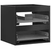 Praustuvo spintelės korpusas Mexen Box-A, 50 cm, 2 stalčiai, Juodas matt