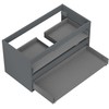 Praustuvo spintelės korpusas Mexen Box-A, 100 cm, 2 stalčiai, Graphite matt