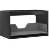 Praustuvo spintelės korpusas Mexen Box-A, 80 cm, 1 stalčius, Juodas matt